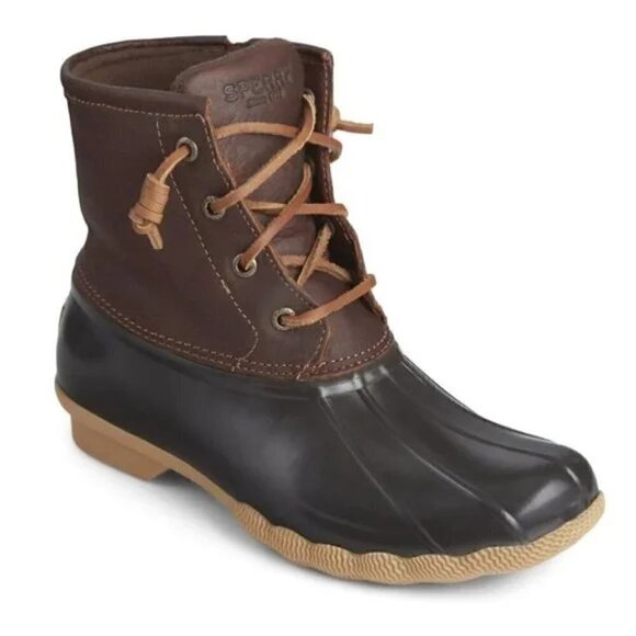 Sperry Black Saltwater Duck Boot Size 11 - Picture 1 of 11